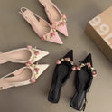 Rosette Kitten Heels